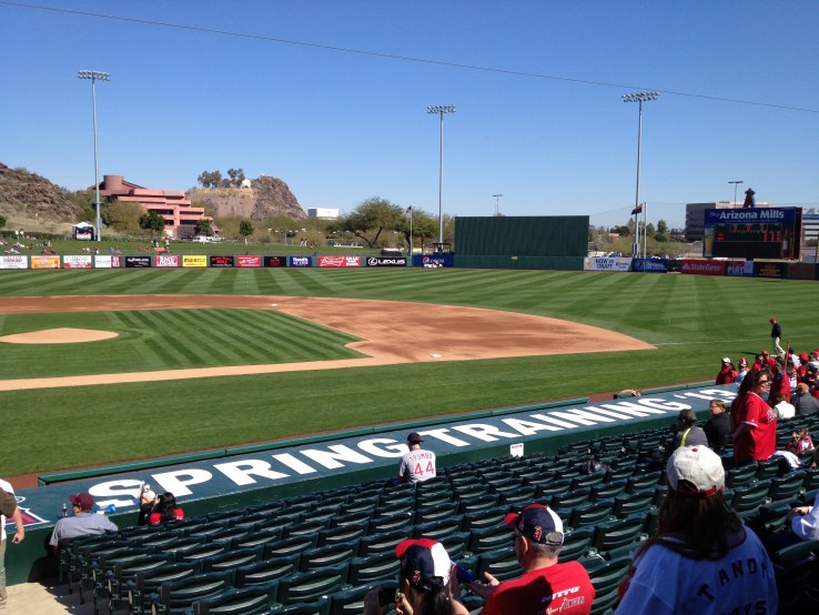 Angels Spring Training Dugout