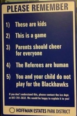 Youth Hockey Sign